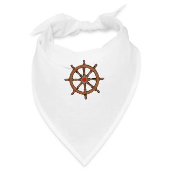 Steuerrad - Bandana - Weiß - Vorne