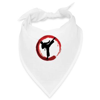 Karate - Martial Arts - Bandana - Weiß - Vorne