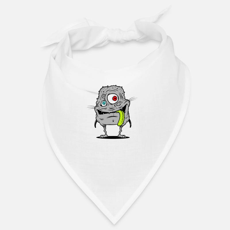 freaky troll - Bandana - blanc
