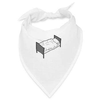 Bettgestell Schlafzimmer Möbel - Bandana - Weiß - Vorne