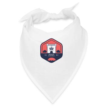Die Töpfe - Bandana - Weiß - Vorne