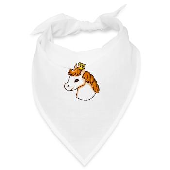 Pony Apricot - Bandana - Weiß - Vorne