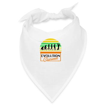 Klarinette - Bandana - Weiß - Vorne