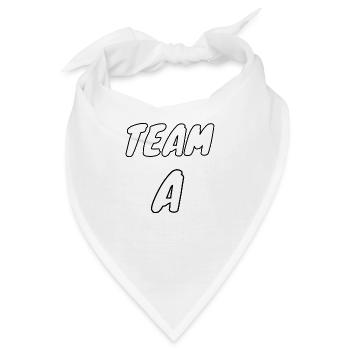 Team Mannschaft Mannschaftsport Gruppe Verein - Bandana - Weiß - Vorne