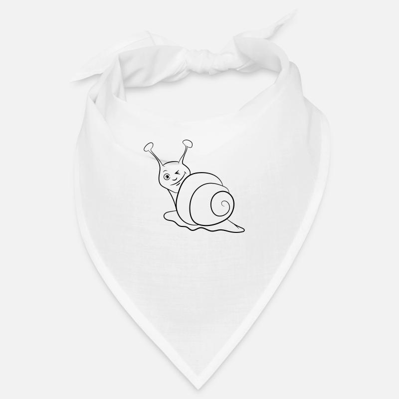 Escargot drôle clin d’oeil Bandana