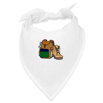 Wanderer /Trail / Trek - Bandana - Weiß - Vorne