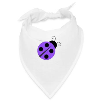Marienkäfer - Bandana - Weiß - Vorne