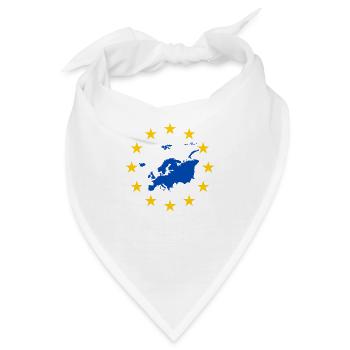 Europa Eu Brexit Sterne Politik Geschenk - Bandana - Weiß - Vorne
