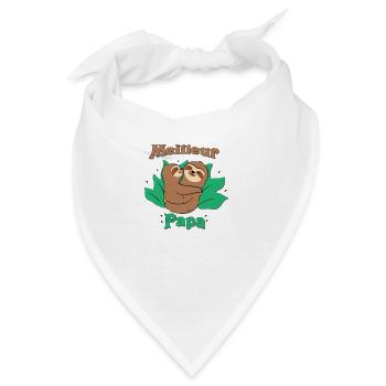 Bester Papa - Bandana - Weiß - Vorne