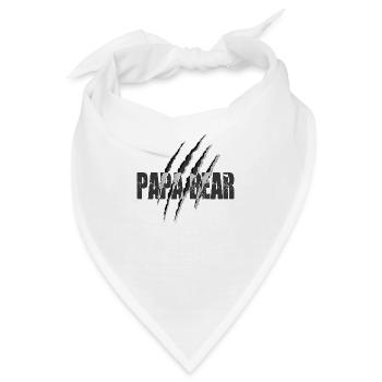 Papa Bear - Bandana - Weiß - Vorne