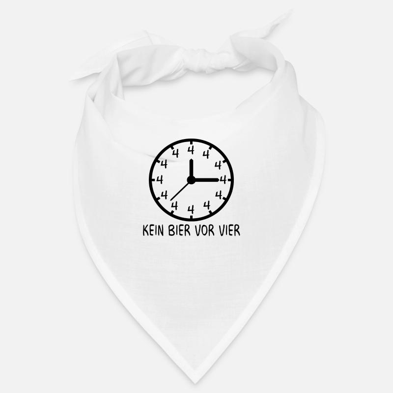 Kein bier vor vier Party Geschenk Spruch Bandana