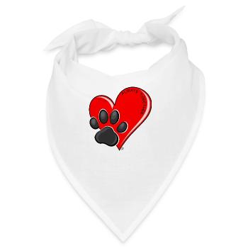 Immer mit dir - Bandana - Weiß - Vorne