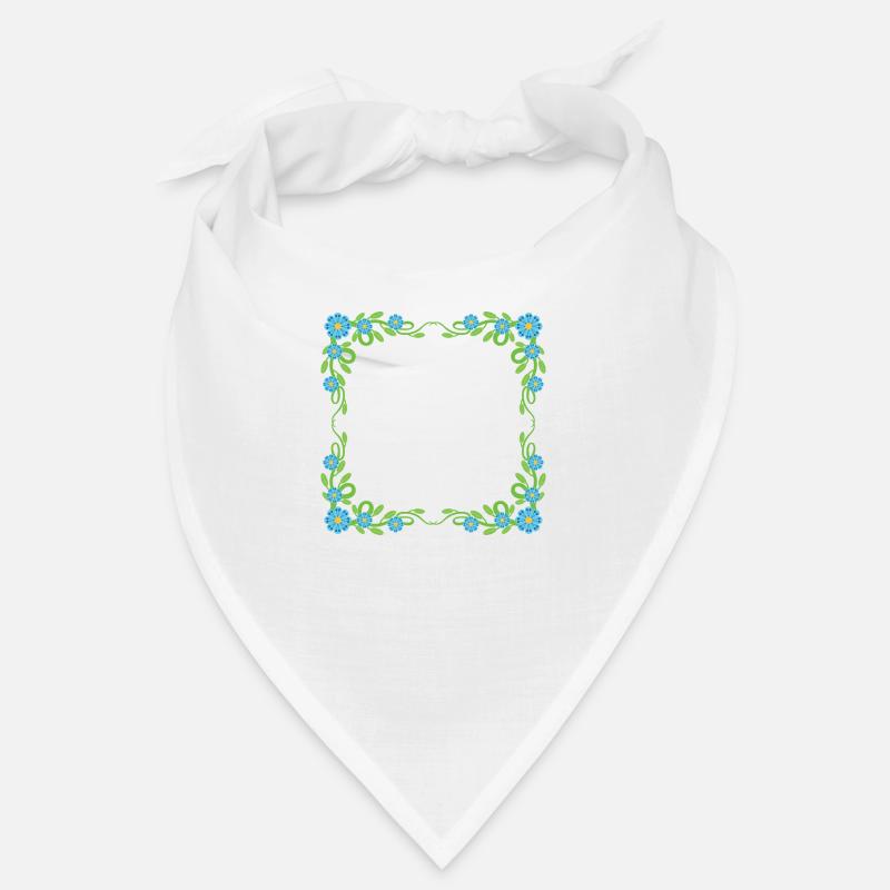Blumen Kranz Rahmen Bandana