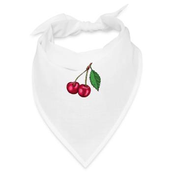 MEINE KIRSCHE - Bandana - Weiß - Vorne
