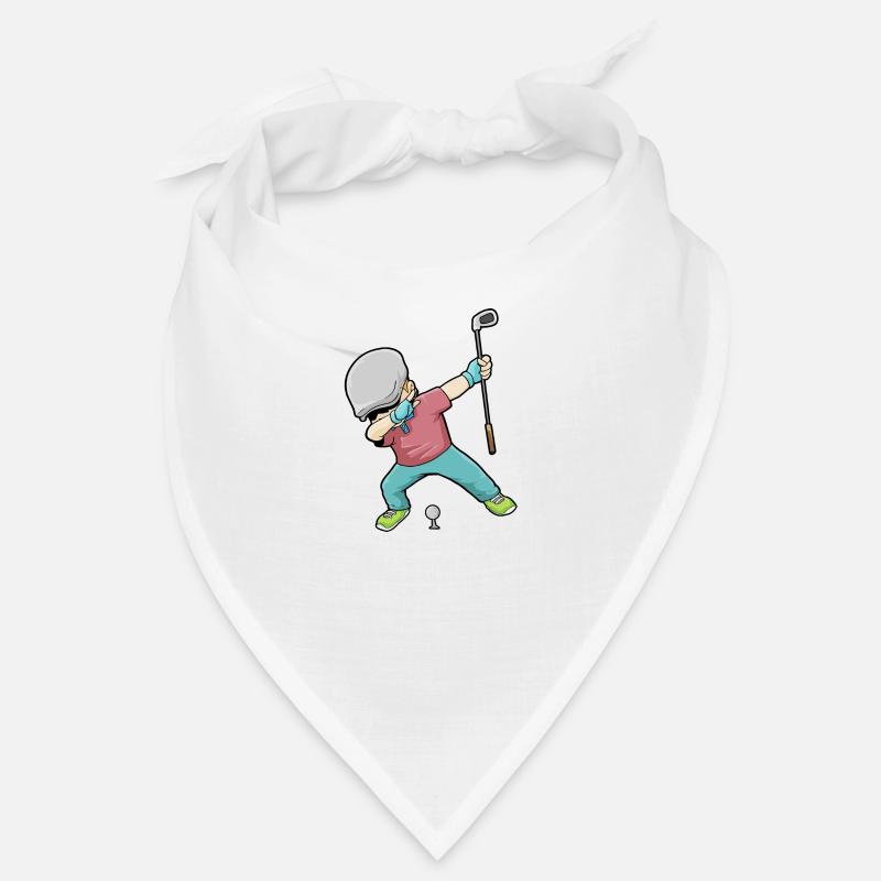 Dab Golf Tupfen Golf Golf Golfer - Bandana - Weiß