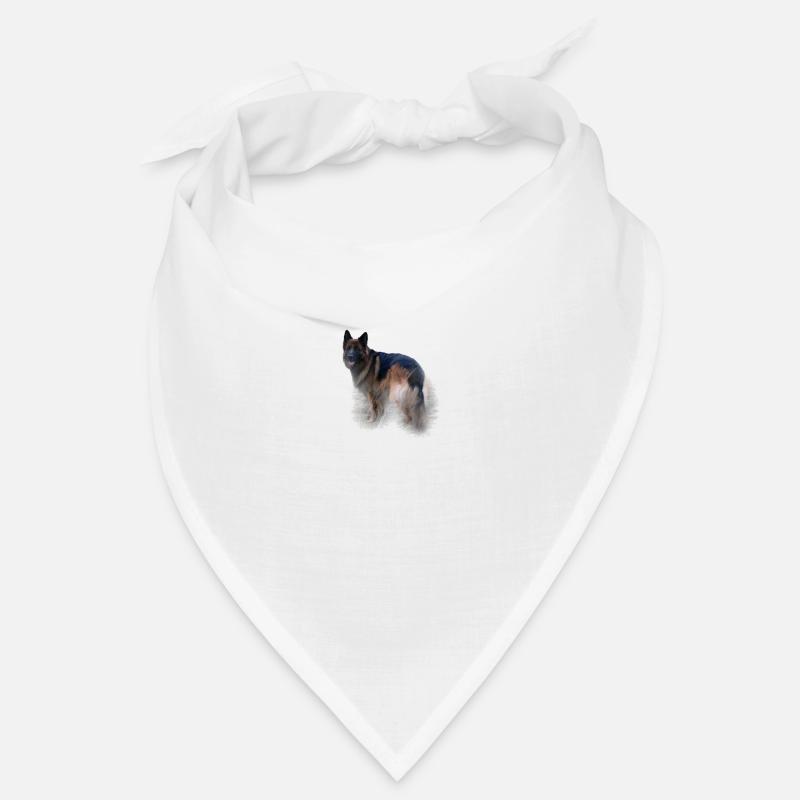 Deutscher Schäferhund - Bandana - Weiß