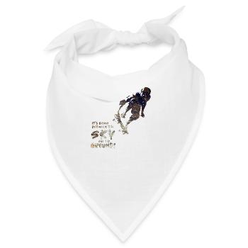 Schlittschuh - Bandana - Weiß - Vorne