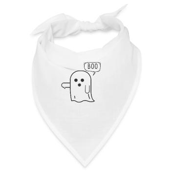 Phantom-Missbilligung, Boo - Bandana - Weiß - Vorne