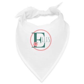 Ellis Name Vorname Mädchen - Bandana - Weiß - Vorne