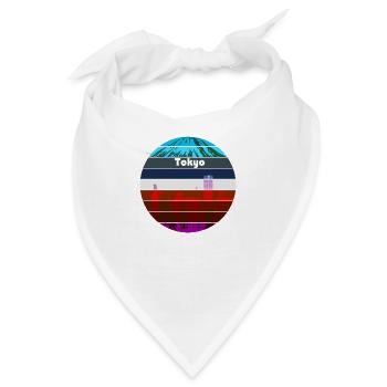 Tokyo - Bandana - Weiß - Vorne