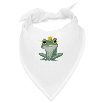 Froschprinzchen - Bandana - Weiß - Vorne