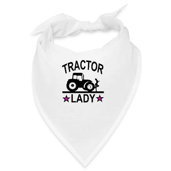 Traktor - Bandana - Weiß - Vorne