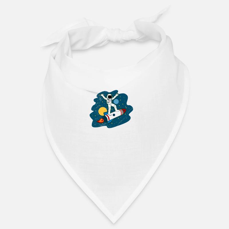 Astronaut Ride Spaceship Space Lover Geschenkidee Bandana