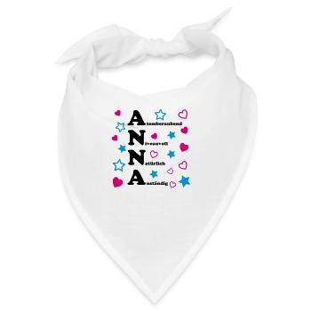 Anna - Bandana - Weiß - Vorne