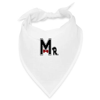 Mr and Mrs - Bandana - Weiß - Vorne