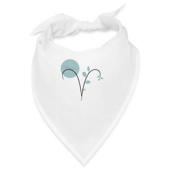 Astrologisches Zeichen widder Widder - Bandana - Weiß - Vorne