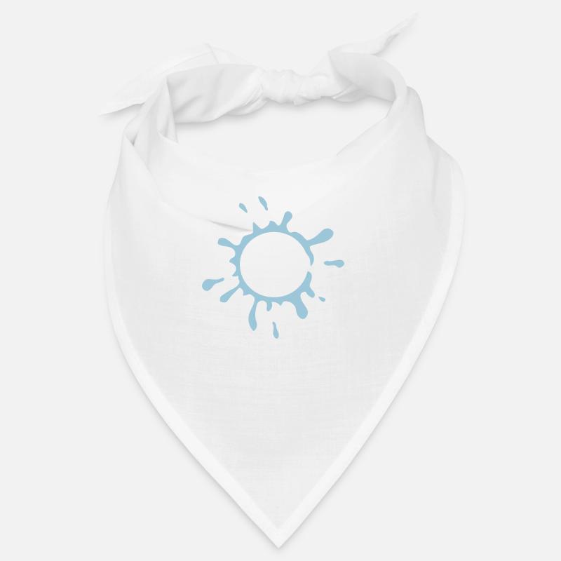 Conception de bulle de savon éclatante - Bandana - blanc