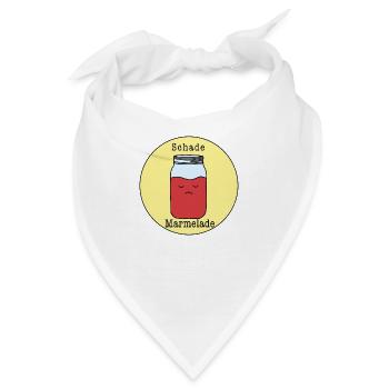 Schade Marmelade - Bandana - Weiß - Vorne