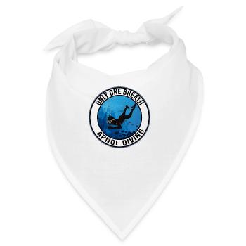 apnoe tauchen apnoetaucher apnoe freediving - Bandana - Weiß - Vorne