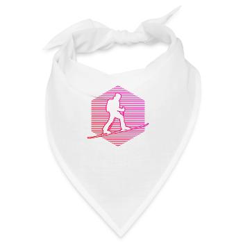 Herren Damen Ski Touring Ski Mountaineering - Bandana - Weiß - Vorne