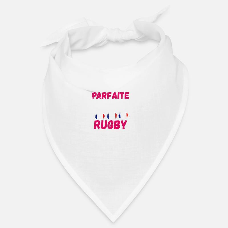 pas parfaite mais je suis joueuse de rugby - Bandana - blanc