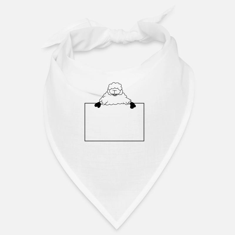 Shield-pointing sheep Bandana