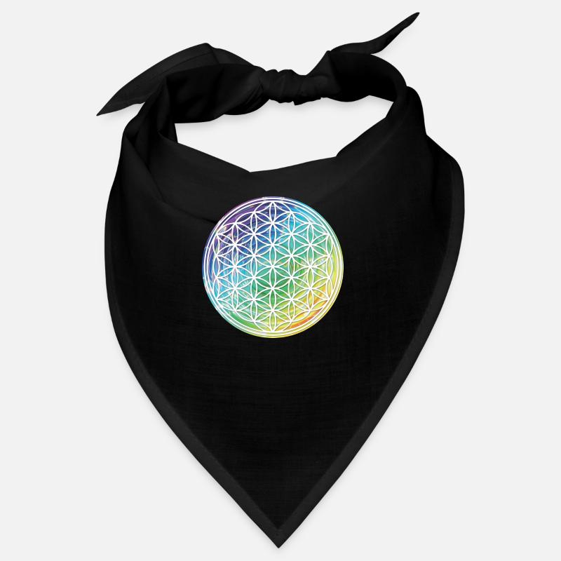 Fleur de Vie Rainbow Idée Cadeau 005-034 Bandana
