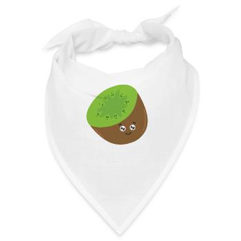 Kiwi - Bandana - Weiß - Vorne