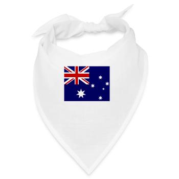 Australien Flagge - Bandana - Weiß - Vorne
