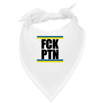 FCK PTN - Bandana - Weiß - Vorne