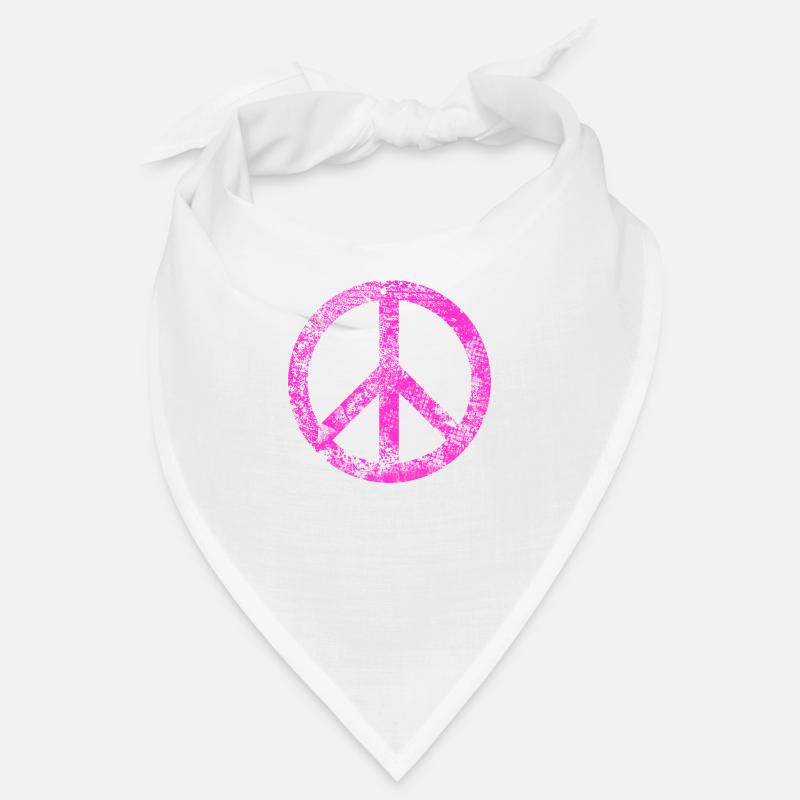 Signe de paix Pacifiste Peace Graffiti Grunge utilisé Bandana