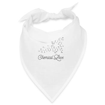 Chemical Love Oxytocin Chemie Liebe Kuschelhormon - Bandana - Weiß - Vorne