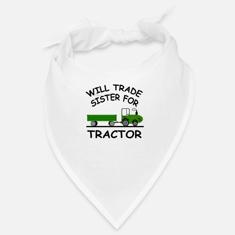 Traktor - Bandana - Weiß