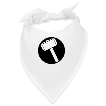 Hammer - Bandana - Weiß - Vorne