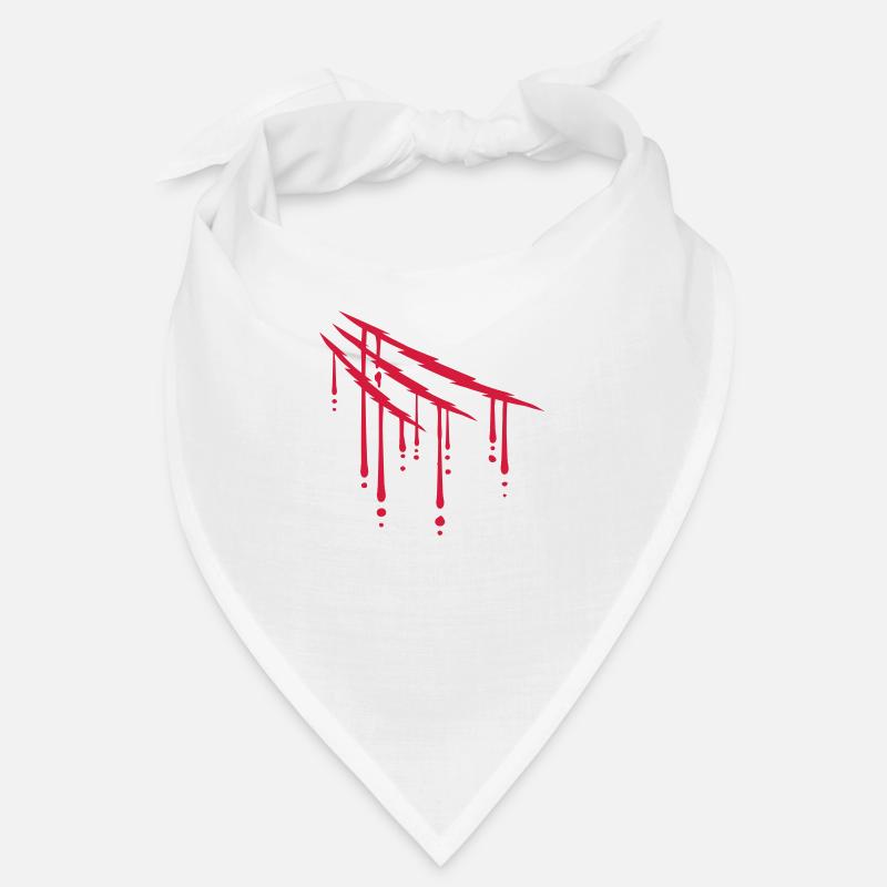 Blood drops scratches Bandana