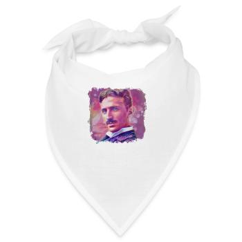 Nikola Tesla - Bandana - Weiß - Vorne