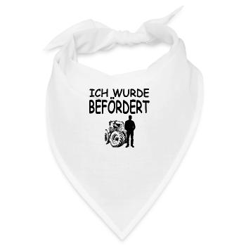 Traktor - Bandana - Weiß - Vorne