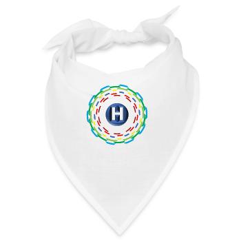 Kreise H - Bandana - Weiß - Vorne