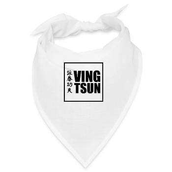 Ving Tsun Kung Fu - Wing Chun black - Bandana - Weiß - Vorne