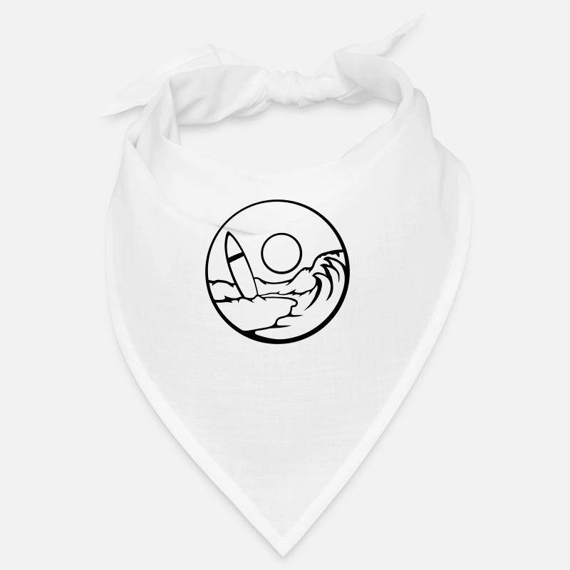 Plage Surfboard Wave Bandana